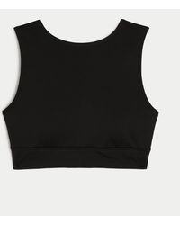 Hollister - Gilly Hicks Active Strappy Back High-neck Top - Lyst