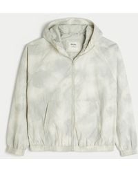 Hollister - Camo Zip-up Windbreaker Jacket - Lyst