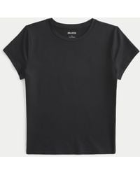 Hollister - Soft Stretch Seamless Fabric Longline Baby Tee - Lyst
