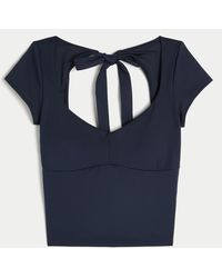 Hollister - Gilly Hicks Active Tie-back Ballet Top - Lyst