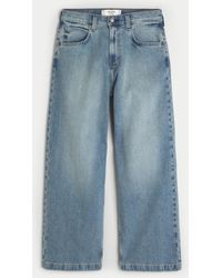Hollister - Medium Wash Super Baggy Jeans - Lyst