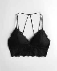 hollister red bralette