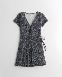 hollister leopard dress