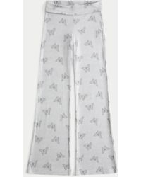 Hollister - Always Cozy Knit Foldover Waist Flare Pants - Lyst