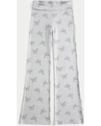 Hollister - Always Cozy Knit Foldover Waist Flare Pants - Lyst
