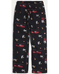 Hollister - Tom And Jerry Graphic Flannel Pajama Pants - Lyst