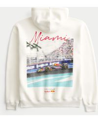 Hollister - Relaxed Oracle Red Bull Racing Graphic Hoodie - Lyst