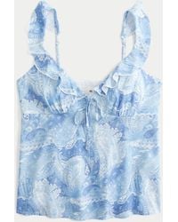 Hollister - Easy Ruffle Tank - Lyst
