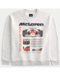 Hollister - Relaxed Mclaren Graphic Crew Sweatshirt - Lyst