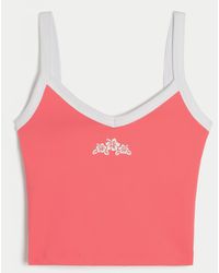 Hollister - Gilly Hicks Active Recharge Camisole mit Zierstreifen - Lyst