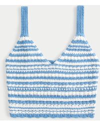 Hollister - Crop Crochet-style Bralette - Lyst