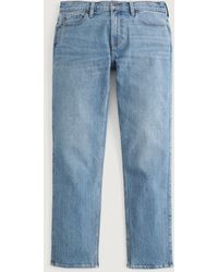 Hollister - Signatur Slim Straight Jeans in mittlerer Waschung - Lyst