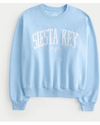 Hollister - Easy Siesta Key Graphic Crew Sweatshirt - Lyst