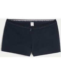 Hollister - Gilly Hicks Waffle Lace Shortie Shorts - Lyst
