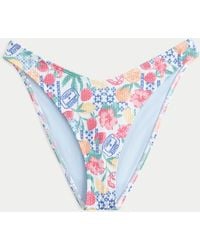 Hollister - Rib Cheeky Bikini Bottom - Lyst