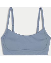 Hollister Gilly Hicks Go Seamless One-shoulder Sports Bra in Natural