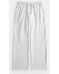 Hollister - Side-stripe Straight Sweatpants - Lyst