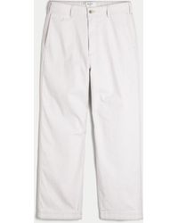 Hollister - Linen-blend Flex-waist Baggy Pants - Lyst