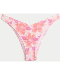 Hollister - Geripptes Super Cheeky Bikini-Unterteil - Lyst