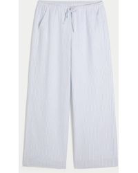 Hollister - Baggy Hose zum Hineinschlüpfen aus Leinenmischung - Lyst