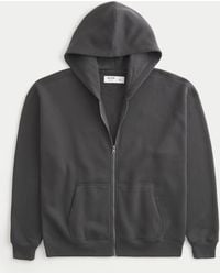 Hollister - Hollister Feel Good Boxy Zip-up Hoodie - Lyst