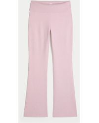 Hollister - Gilly Hicks Sweater-knit Foldover Waist Boot Pants - Lyst