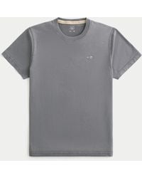 Hollister - Cotton Icon Crew T-shirt - Lyst
