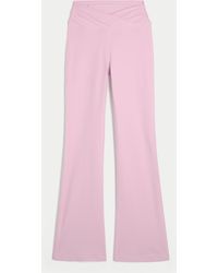 Hollister - Gilly Hicks Active Recharge Wrap Waist Bootcut Leggings - Lyst