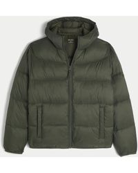 Hollister - Hooded Puffer Jacket - Lyst