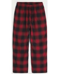 Hollister - Flannel Pajama Pants - Lyst