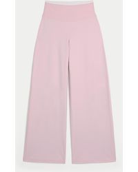 Hollister - Gilly Hicks Active Recharge Foldover Wide-leg Pants - Lyst