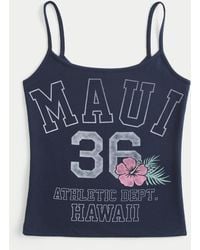 Hollister - Hollister Callie Reversible Maui Graphic Cami - Lyst