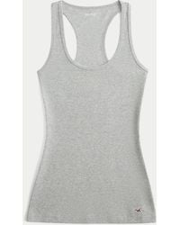 Hollister - Icon Racerback Tank - Lyst