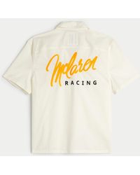 Hollister - Kastig geschnittenes Workwear-Hemd mit McLaren-Grafik - Lyst