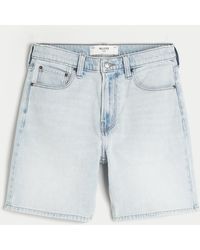 Hollister - Above-the-knee Loose Denim Shorts - Lyst