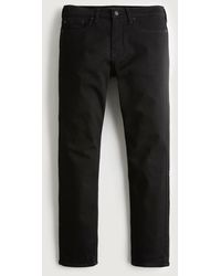 Hollister - Slim Straight No Fade Jeans - Lyst