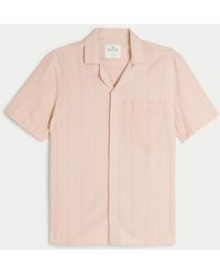 Hollister - Short-sleeve Button-through Shirt - Lyst