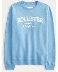 Hollister - Sweatshirt mit Logografik und Rundhalsausschnitt - Lyst