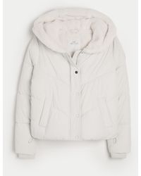Hollister - Cozy-lined Puffer Jacket - Lyst