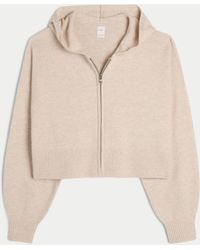 Hollister - Gilly Hicks Sweater-knit Zip-up Hoodie - Lyst