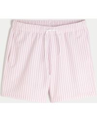 Hollister - Mid-thigh Seersucker Swim Trunks - Lyst
