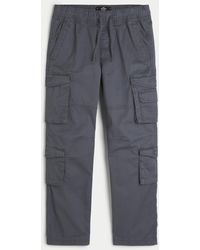 Hollister - Slim Straight Pull-on 4-pocket Cargo Pants - Lyst