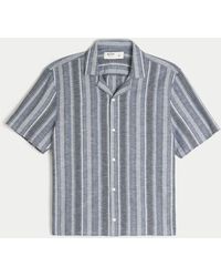 Hollister - Boxy Short-sleeve Textural Shirt - Lyst