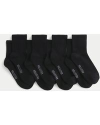 Hollister - Quarter Crew Socks 4-pack - Lyst