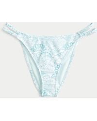 Hollister - Double Strap Cheeky Bikini Bottom - Lyst
