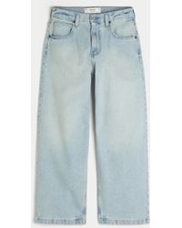 Hollister - Light Wash Super Baggy Jeans - Lyst