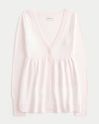 Hollister - Long-sleeve Flyaway Babydoll Cardigan - Lyst