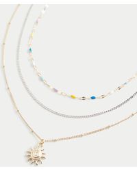 Hollister - Sun Necklace 3-pack - Lyst
