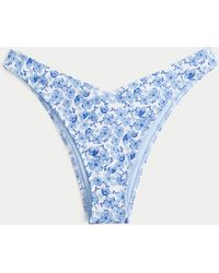 Hollister - Geripptes Super Cheeky Bikini-Unterteil - Lyst