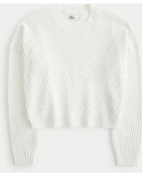 Hollister - Easy Cozy Ribbed Crew Sweater - Lyst